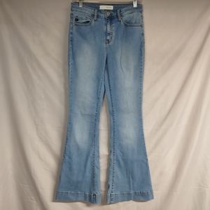 Light Blue Flared Women Jeans
